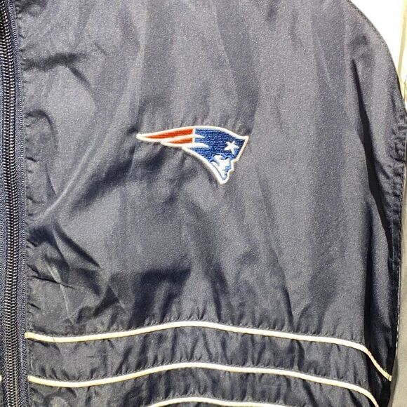 NFL Team Apparel Reebok Men's Long-Sleeve Blue Windbreaker Jacket Extra Large - Picture 8 of 11